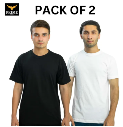 Pack of 2 Summer T Shirts For Unisex