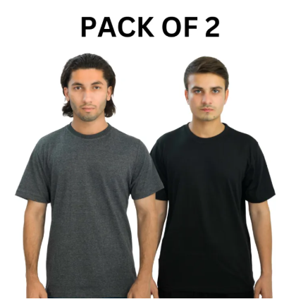 Pack of 2 Summer T Shirts For Unisex