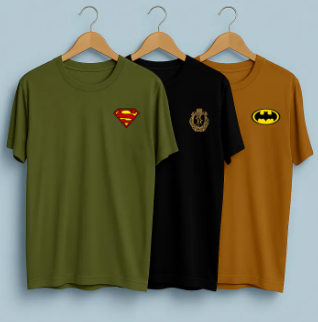 Pack of 3 Crew Neck T-shirt
