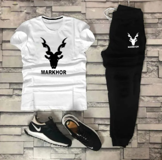 RAFFIQ GARMENTS 2 SUMMER PRINTED TRACKSUIT FOR MENS