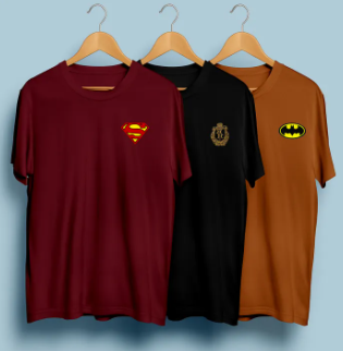 Pack of 3 Crew Neck T-shirt