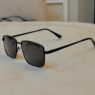 Luxury Cartier-Inspired Squared Rimmed Metallic Glasses for Men